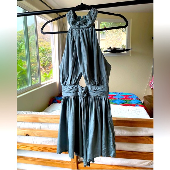 SOLD🦋FP Peep front, High-neck romper - Picture 1 of 4
